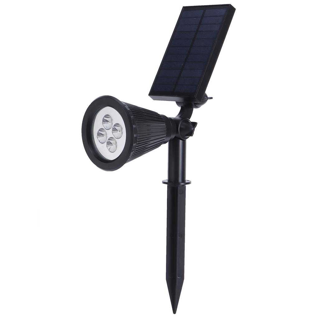 LED Solar Lamp IP65 Waterproof Lawn Light Outdoor Garden Courtyard Landscape Decoration Black