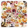 50 Cute Japanese Graffiti Stickers Cartoon Japanese Ins Style Decoration Mobile Phone Water Cup Notebook Gauze Stickers
