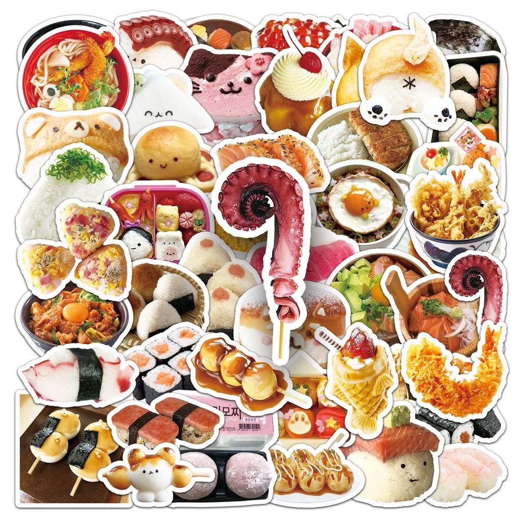 50 Cute Japanese Graffiti Stickers Cartoon Japanese Ins Style Decoration Mobile Phone Water Cup Notebook Gauze Stickers