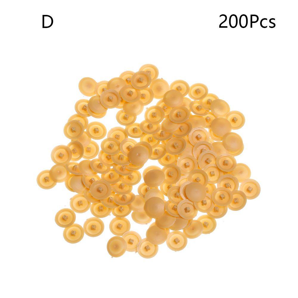 200pcs/bag Plastic Furniture Exterior Hardware Protective Cap Nuts Covers Cross Screws Decor