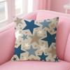 Stars Fashion Cushion Cover Natural Linen Pillow Case DoubleSided Print Decorative Sofa Pillowcase Home Decor Gift