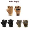 Half Finger Men's Gloves,Outdoor Tacticals Half Finger Gloves,Versatile Non-Slip Riding Gloves,Motorcycle Cycling Gloves