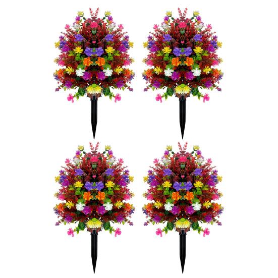 Albero Cammelia Artificiale Topiaria Sfera con Punte Resistente ai Raggi UV Arbusti Finti di Camelia Piante Finte Realistiche Siepi per Interno Esterno Casa