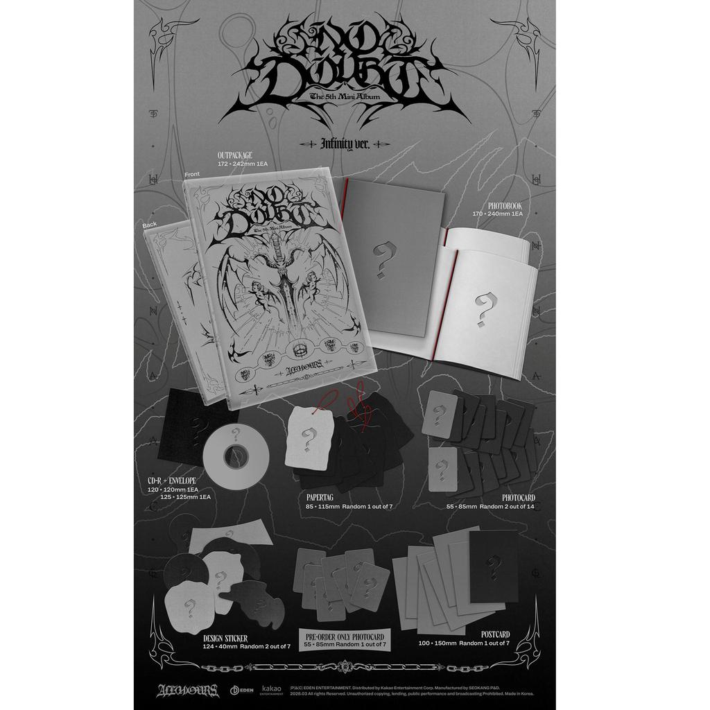 ALL(H)OURS 5th Mini Album [NO DOUBT]