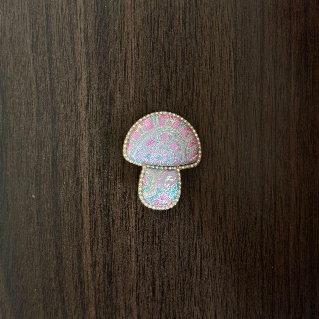 Handmade Chinese Song Brocade Bow Hair Clip - Intangible Cultural Heritage Style Duckbill Clip