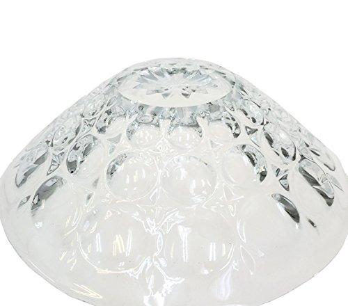 Aderia (ADERIA) Mittelgroße Schalen, Transparent, Maximal 15 cm x 4,5 cm hoch, Suigetsu Dessertschalen, 3er-Set, Hergestellt in Japan, F-70382