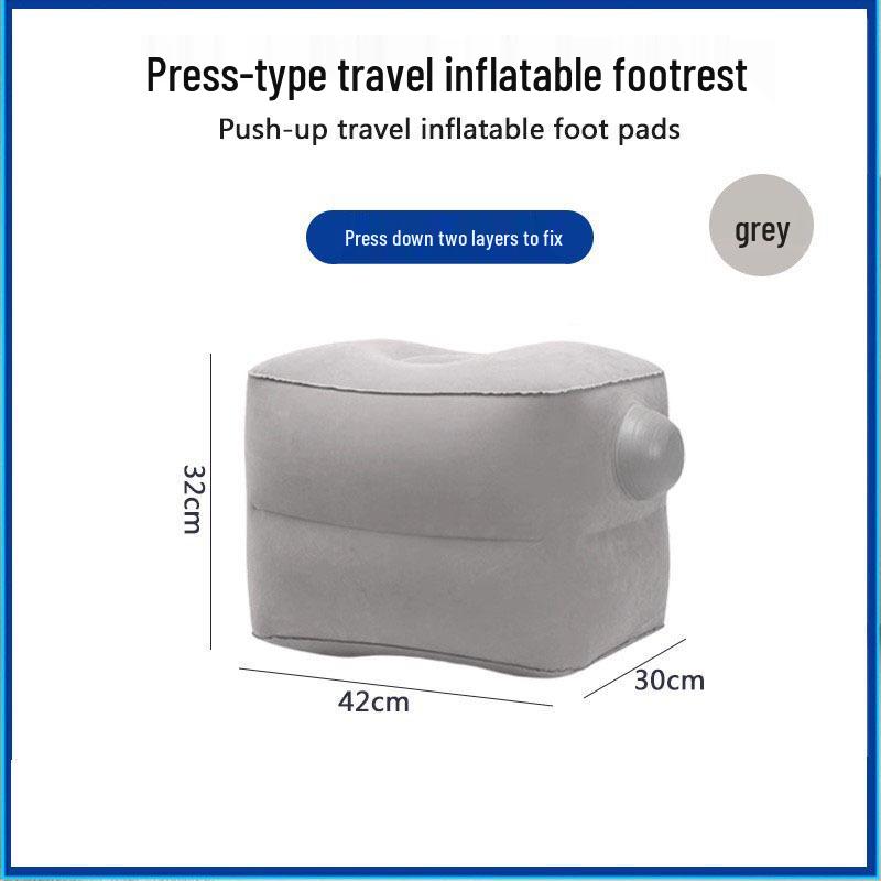 Two-Layer Portable Inflatable Footrest Mat for Yoga & Travel
