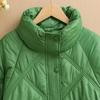 Lightweight Warm Cotton Jacket Women Winter Loose Fit Short Coat Fashion Outwear
