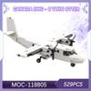 529 Teile Stadtflugzeug Serie Kanada DHC - 6 Twin Otter Baustein Montage Universelles Flugzeug Bildung KINDERGESCHENK MOC-118805