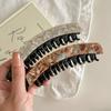 Large Size Acetate Banana Clip Acetic Acid Vertical Clip Cute Leopard Print Hair Clip  Daily