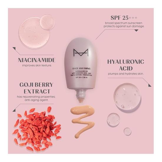 House Of Makeup Face Skin Tint Foundation | BB Cream for Women & All Skin Type | Glowy, Dewy, Glass Skin Makeup for Women | SPF 25 | 35 Ml