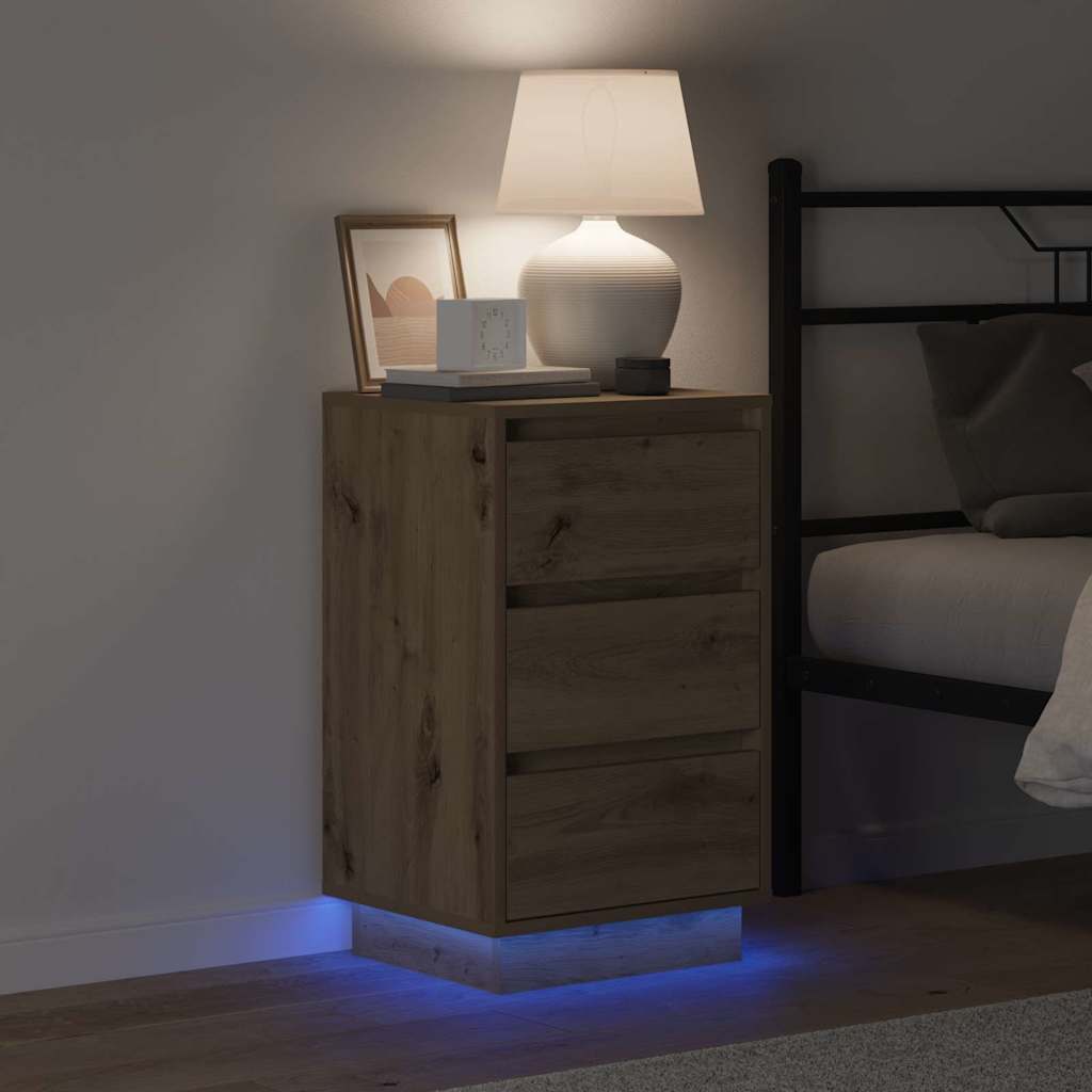Nightstand Artisan Oak 39 x 34.5 x 65 cm engineered wood