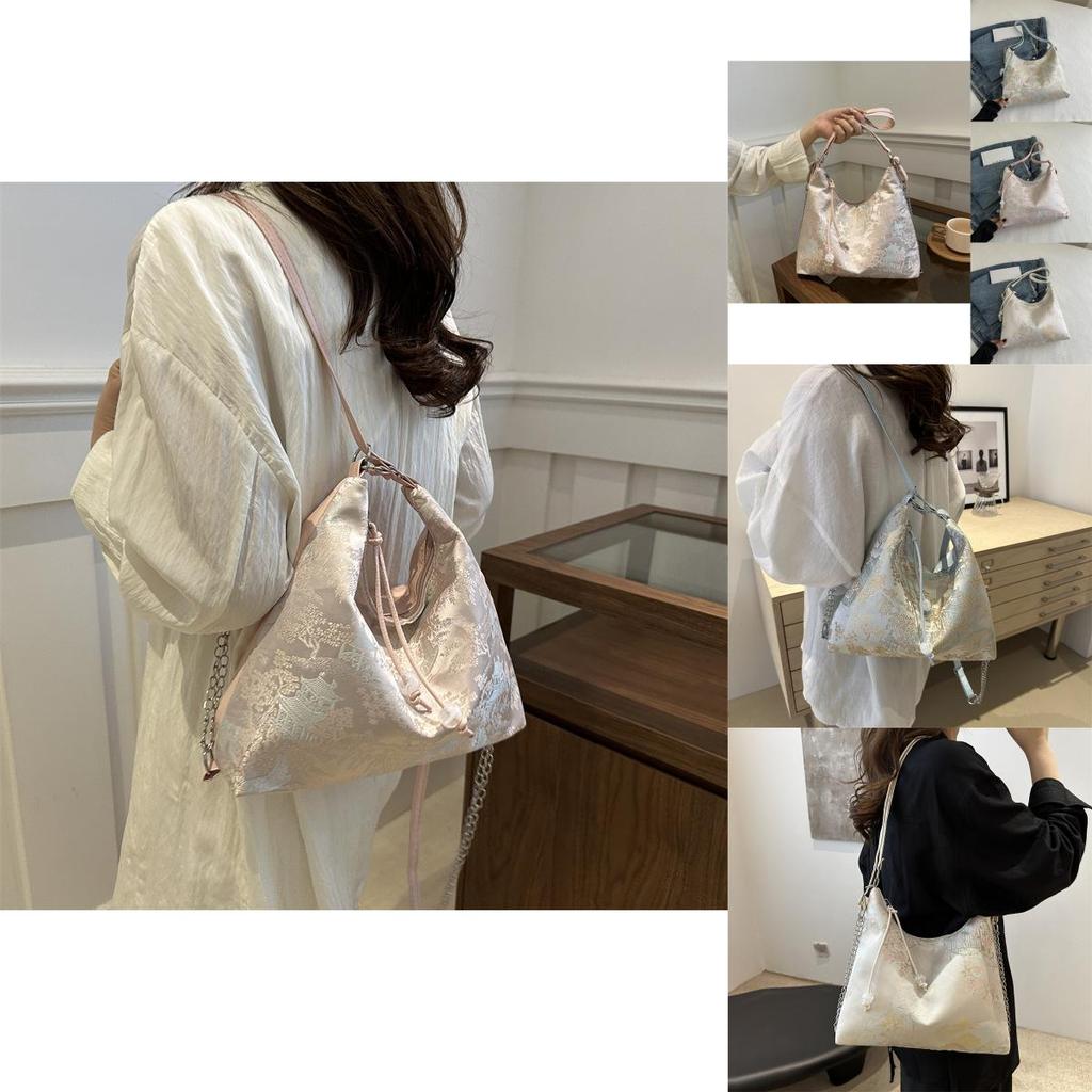 Trendy 2024 New Chinese Style Crossbody Bag For Ladies With Exquisite Embroidery And Spacious Interior Perfect For Daily Outings