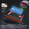 Carbon Fiber Microfiber Leather Money Clip Wallet for Men