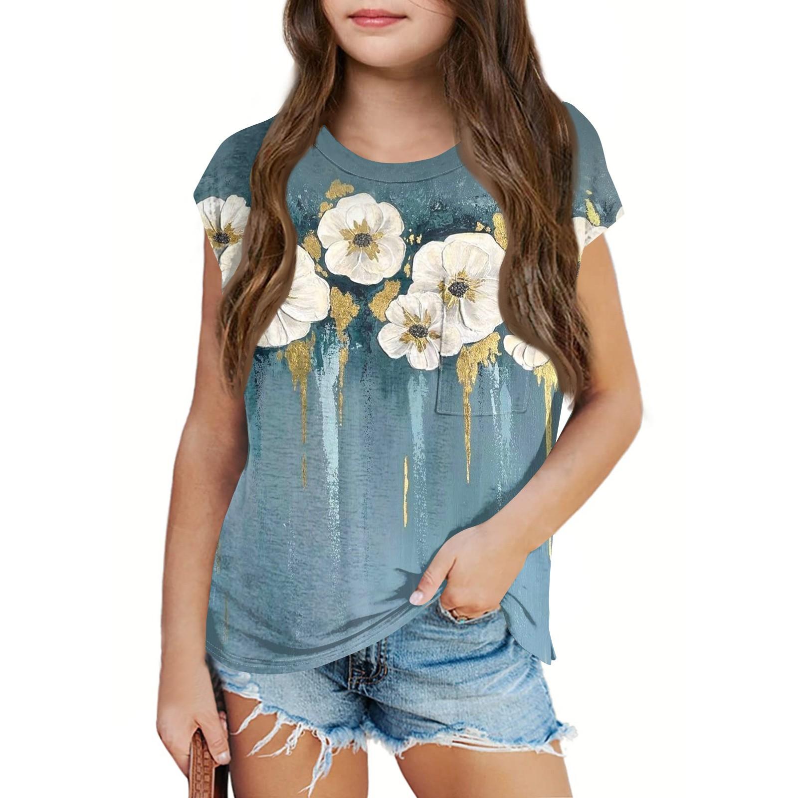 

Детское летнее пальто с круглым воротником и принтом, карман 150