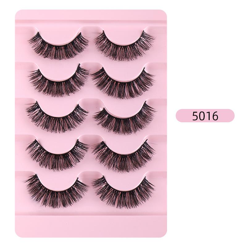 Gelockte Chemiefaser Falsche Wimpern Dicke Simulation Gelockte Natürliche Wimpern