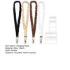 4Pcs Stretchy Retractable Scrunchie Lanyard Set with Waterproof ID Card Holders Soft Telescopic Neck Lanyards
