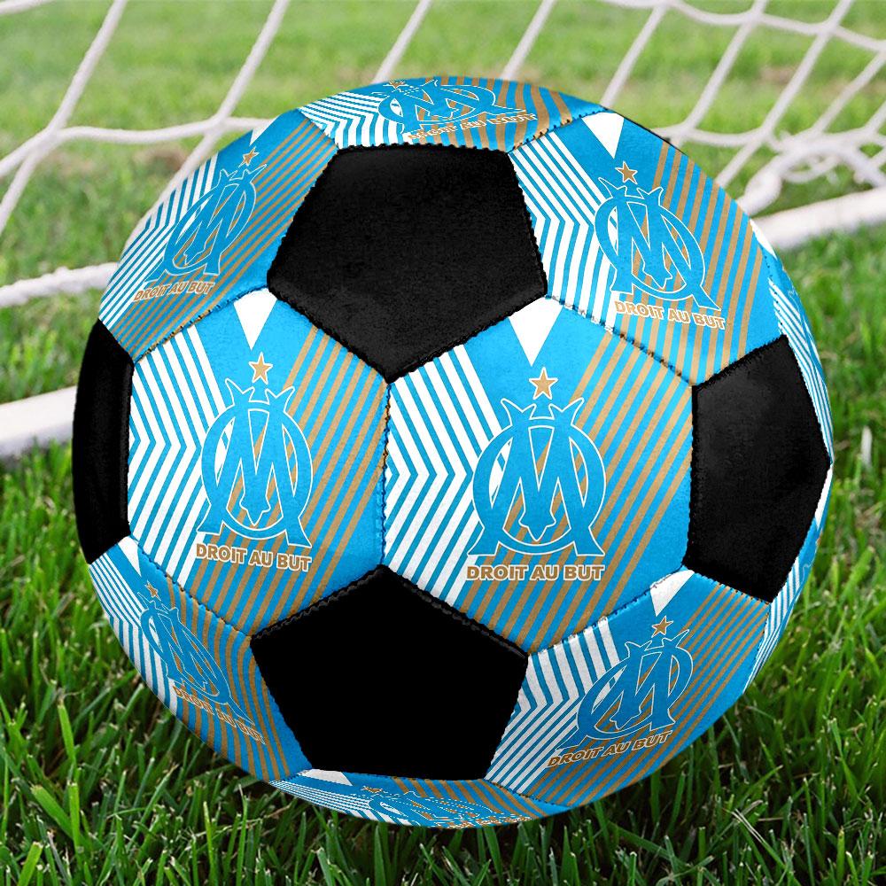 1PC  OM Size 5 Soccer Ball PrahaIndoor Soccer Ball Colorful All Ages Machine Stitched PVC Competition Ready Durable High-Bounce