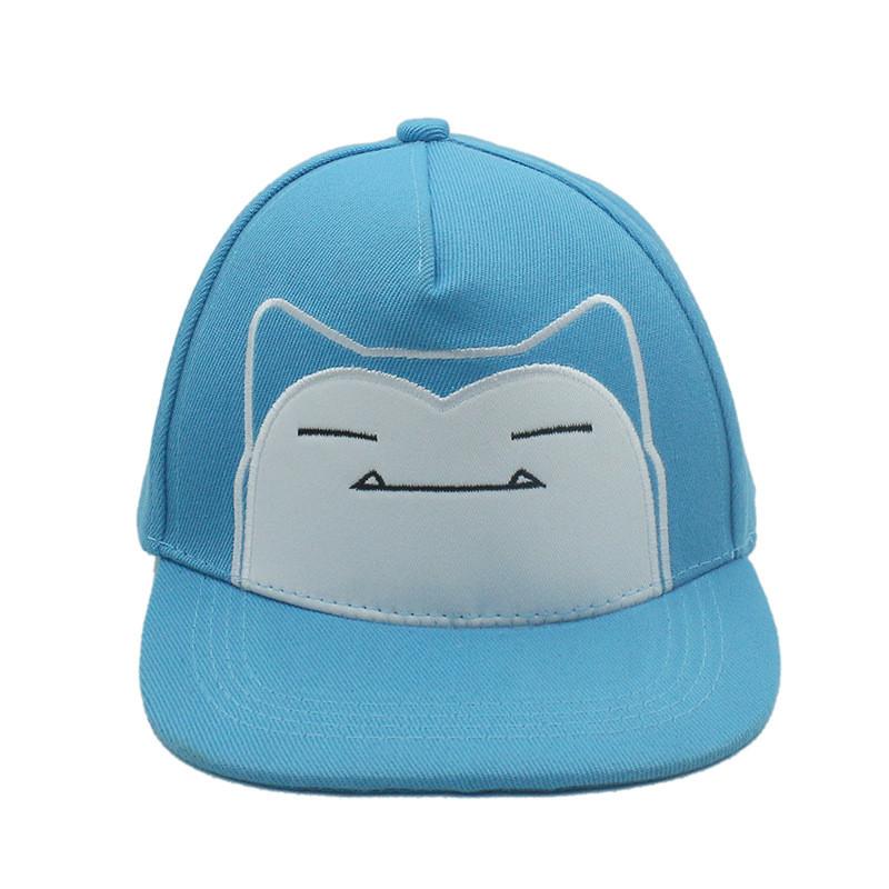 Monsters Snorlax Pocket Pattern Print Baseball Cap Sun Protection Breathable Hat