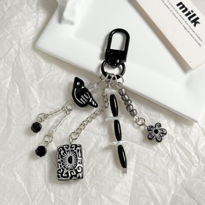 Ins Style Sweet Keychain Trend Backpack Hanging Piece Bag Charm Car Key Chain Girl Jewelry Accessorie Gift