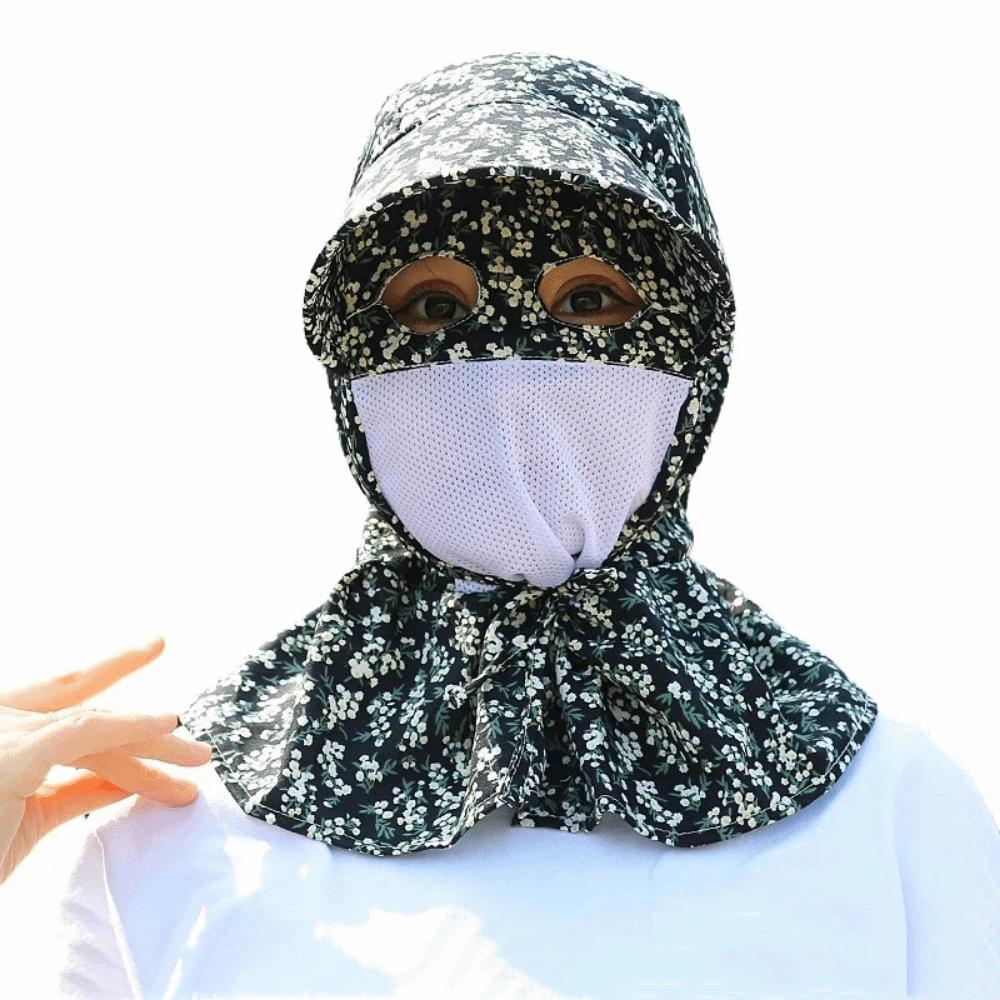 Breathable Mesh Full Wrap Sun Hat Big Brimmed Wide Brim Sunscreen Hat  Summer Season