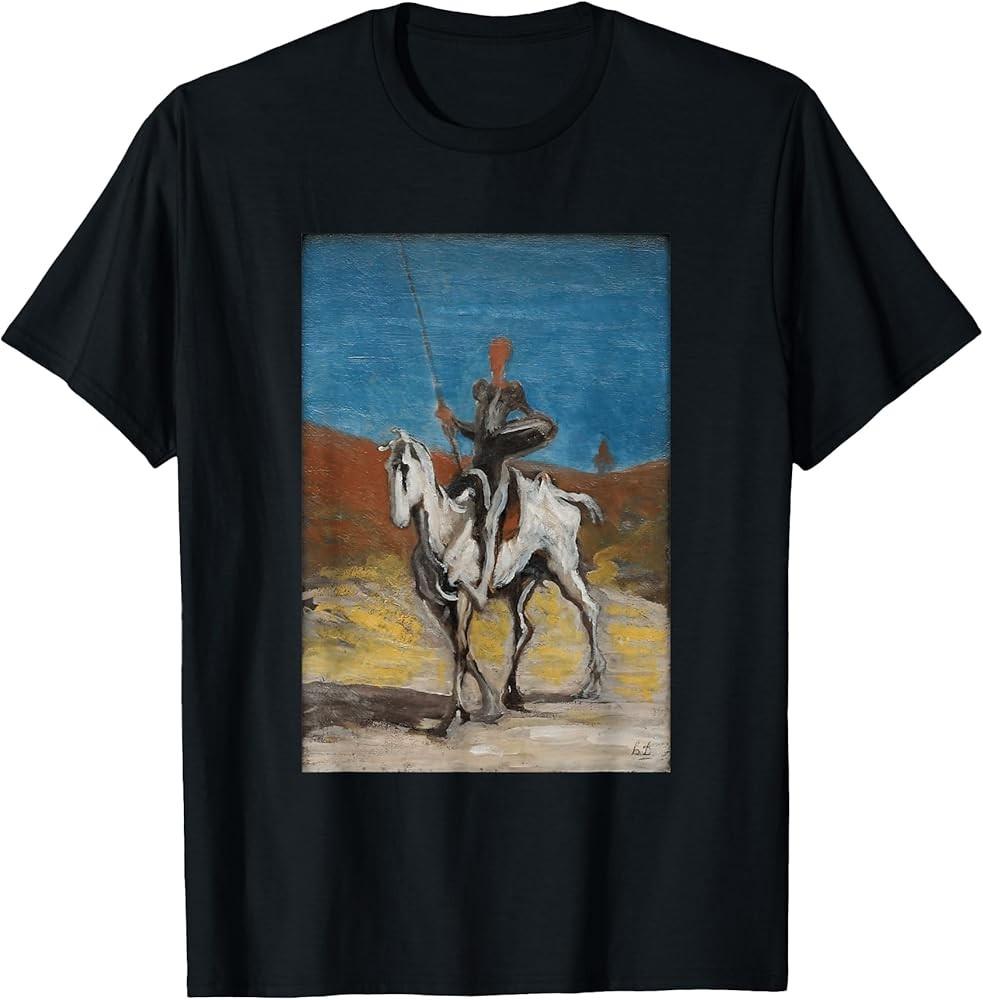 Don Quixote and Sancho Pansa by Honore Daumier 1870 TShirt Unisex T-Shirt L
