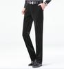 2025 Autumn Men's Corduroy Business Casual Mid-Rise Straight-Leg Pants