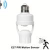 1PC Mechanical Induction Lamp Holder with Adjustable Delay Switch, the Lampshade Is White, the Base Is Sturdy, and the Installation Is Easy