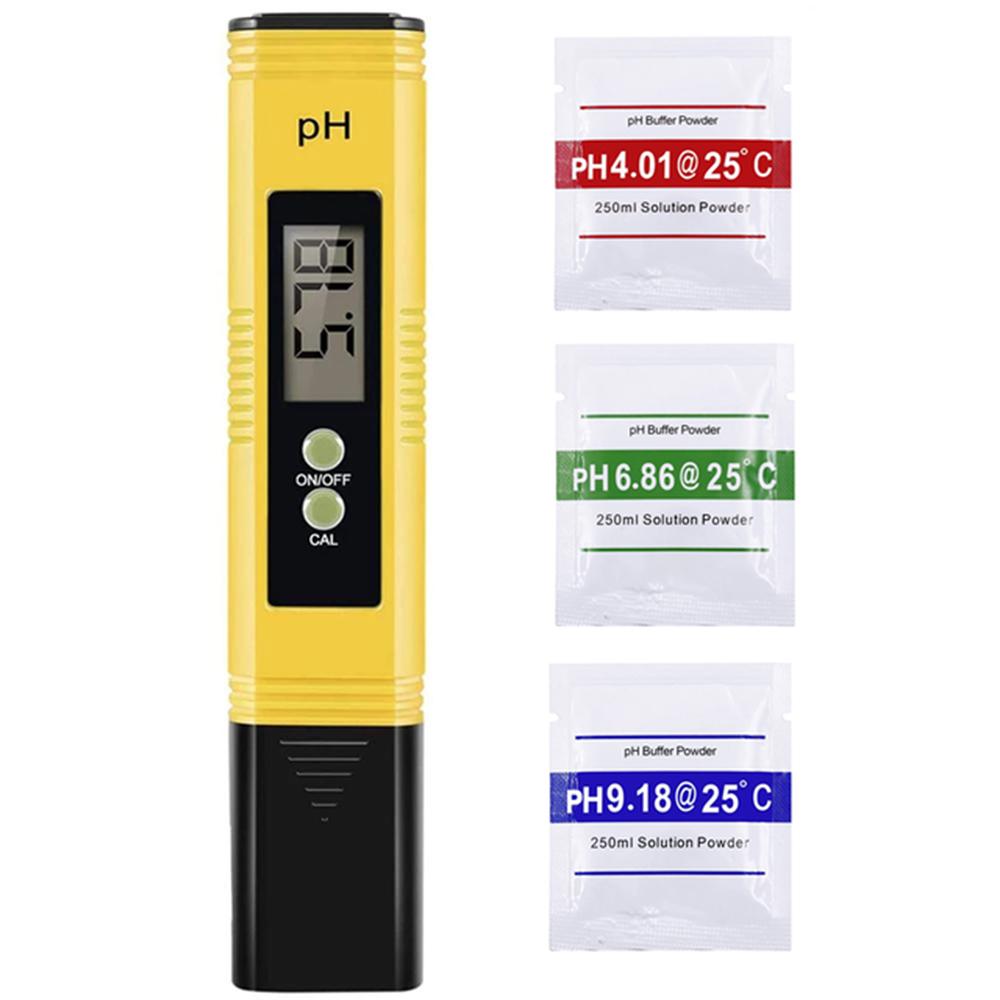 

0.01 High Precision for Water Quality Tester Backlighting PH Meter with 0-14 Measurement Range Suitable Aquarium Swimming Pool 0.01 жёлтый