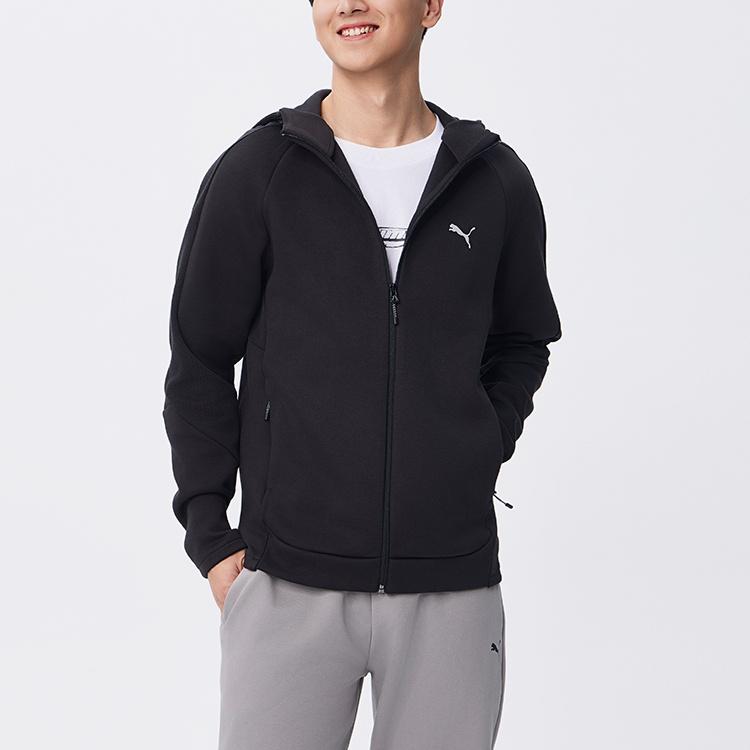 New PUMA Sudadera Con Capucha Y Cierre Completo Para Hombre Evostripe 687586-01