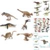 High Quality Pvc Dinosaur Figurine Set With Detailed Designs Of T-rex Triceratops Raptor And Pterodactyl For Display And Play