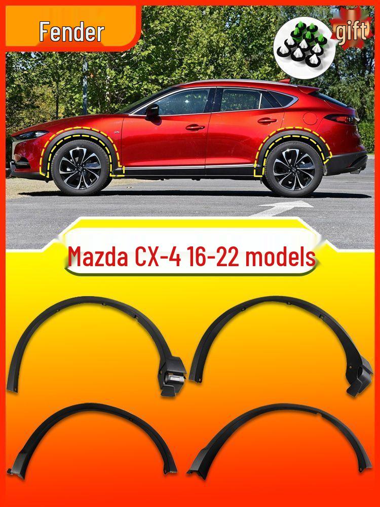 Mazda CX-4 (2016-2022) Wheel Arch Fender Anti-Scratch Trim Panel Set