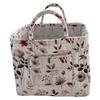Floral Print Laundry Organizer with Side Pocket Miscellaneous Storage Basket  Shopping