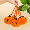 Funny Pumpkin Gifts Halloween Plush Keychain, Cute Spooky Stuffed Toy Pendant for Bag Keychain Keys, Soft Mini Doll Hanging Ornament Festival