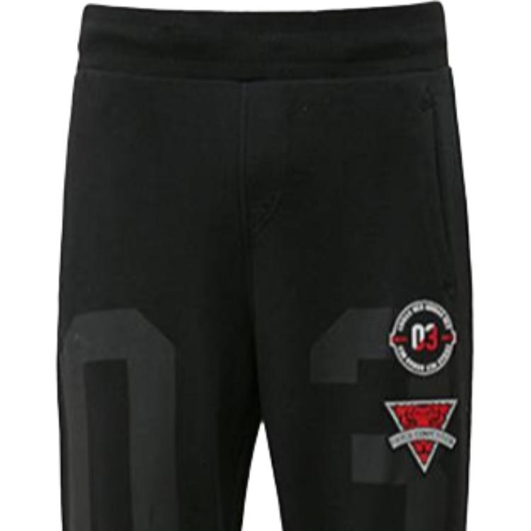 Adidas Neo Elastic High Waist Logo Embroidery Cuffed Joggers Men Bottoms Black AY9693