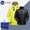 LT Series Unisex Outdoor 2-in-1 Jacket With Duck Down Liner Hiking Skiing Camping