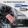 1PCS Car Cleaning Brush Portable Plush Tire and Rim Car Care Accessories Multifunctional Brush Tool Car Cleaning Wheel Brush