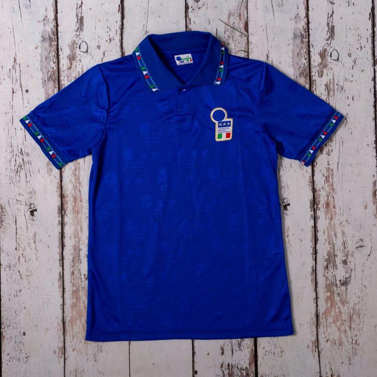 

Italian retro jersey 1994 Italy home and away classic replica Thai version football jersey No. 10 Baggio wave shirt XXL