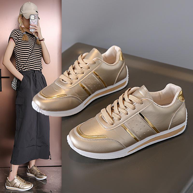 Foreign trade Forrest Gump shoes women's 2025 spring and autumn new European and American flat-bottomed casual low-top sports shoes