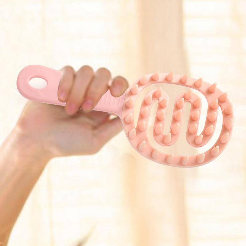 Hair Shampoo Comb Shampoo and Scalp Massage Comb Comfortable Grip Cleaning Tool for Men Women Children and All Hair Types