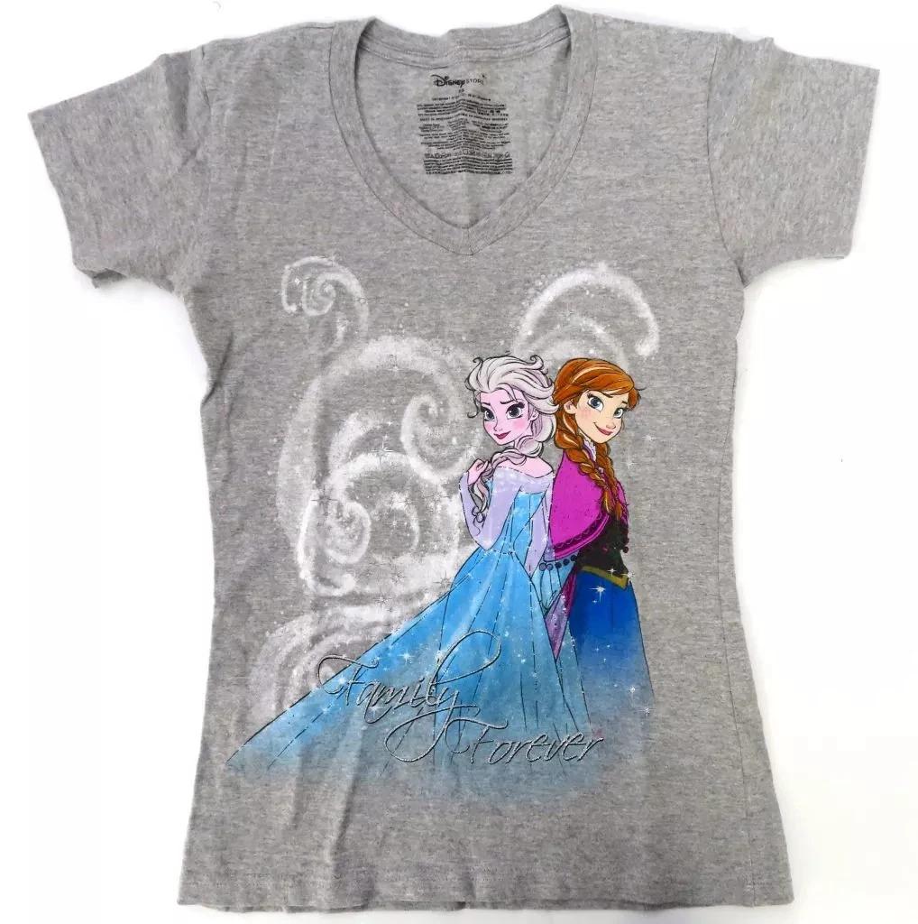 

Elsa & Anna T-shirt Gray XS Frozen Florida Walt Disney World Resort exclusive L