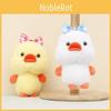 Adorable Plush Duck Keychain Soft Short Plush Duck Animal Keyring For Bags And Gifts
