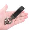 Car Key Chain Carbon Fiber Keyring For Seat Ibiza Toyota Ford RangerBmw Tesla Skoda VW Honda Hyundai Peugeot Auto Accessories