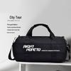 Men's Large Capacity Gym Bag with Shoe Compartment - Versatile Travel and Sports Crossbody Barrel Bag