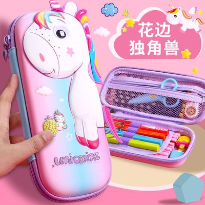 D Stereo Eva Large Capacity Cartoon Pencil Case For Kids Students