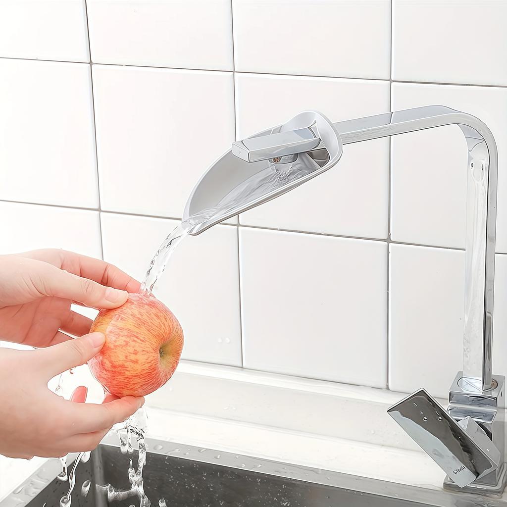 Wasserhahnverlängerung Spülbecken Spritzwassergeschützter Wasserhahn Verlängerung für Küche und Badezimmer Kinder Handwaschhilfe Zubehör