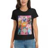 Damen T-Shirt Sing Sommer Kurzarm T-Shirts Rundhals Baumwolle T-Shirts Kleidung Oberteile Streetwear