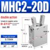 High-Speed Pneumatic Finger Cylinder (Open/Close) MHC2 Series 16/10/20/25/32/40D/S/C Gripper