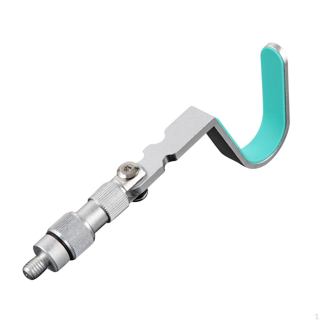 Narożny uchwyt na wędki, wspornik wędkarski, praktyczny, łatwy w instalacji, wielofunkcyjny, ze stopu aluminium, na piknik