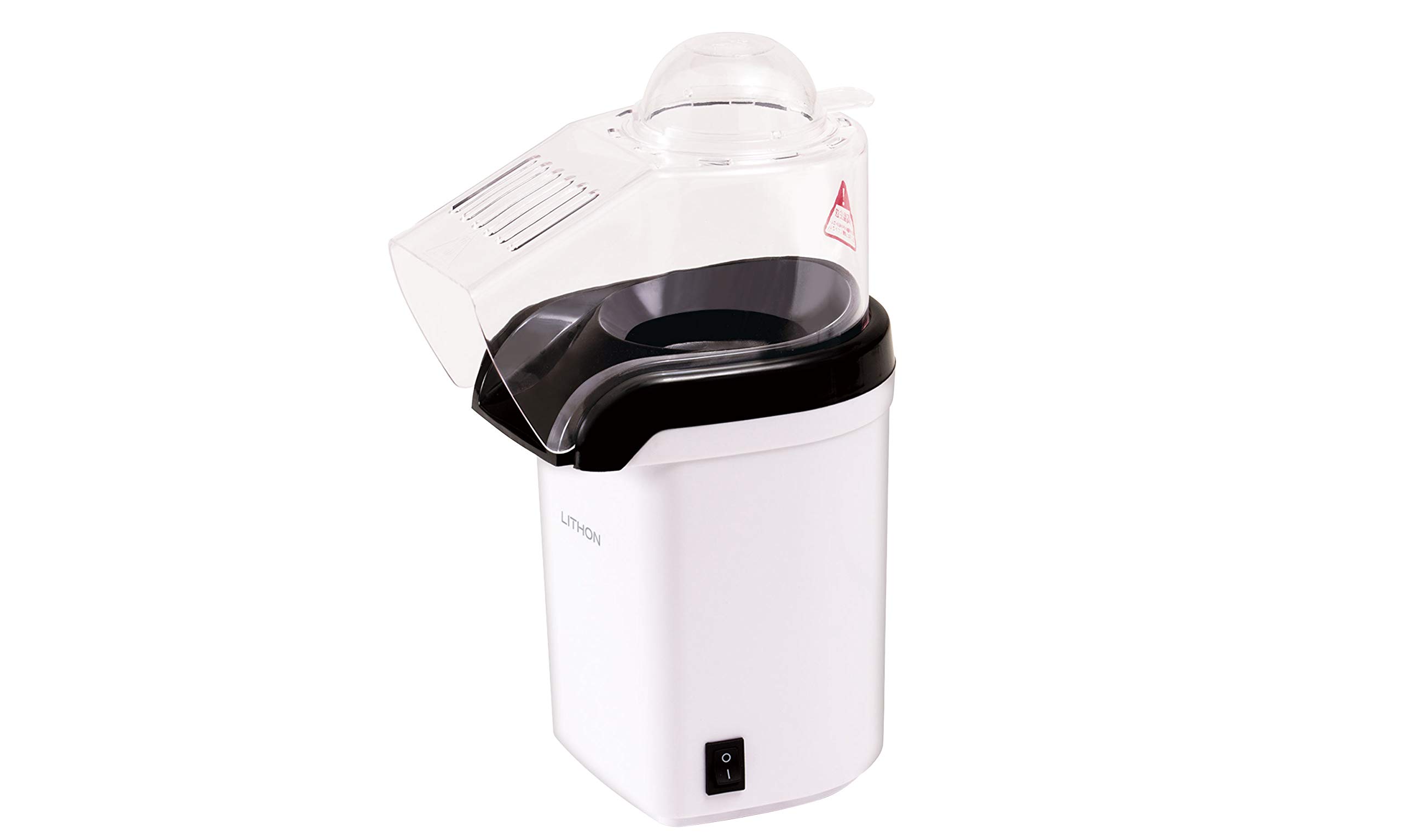 Popcorn Maker KDPN-002W - Popcorn Association Certified - Easy to Clean - Perfect for Kids - Ready in 3 Minutes - Home Use - Healthy, Oil-Free - Compa